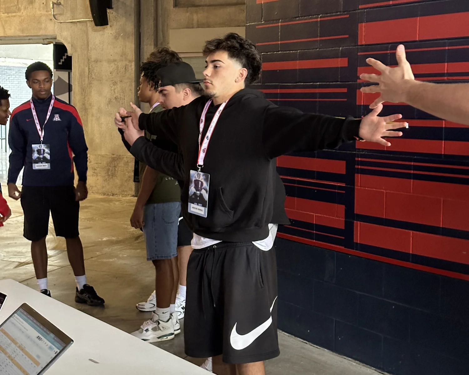 Jaiden Hart-Rodriguez University of Arizona campus visit college football recruit